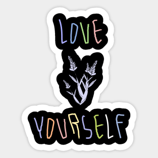 Love yourself Sticker